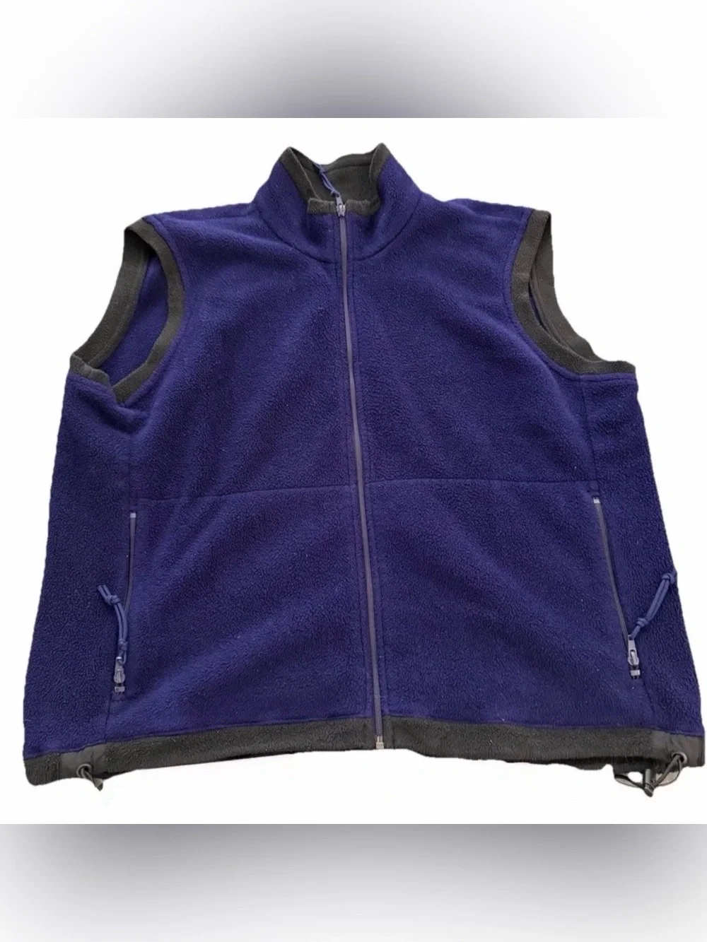 Vintage REI Vest Mens XL Purple Thaw Fleece Made In USA Hiking Outdoor